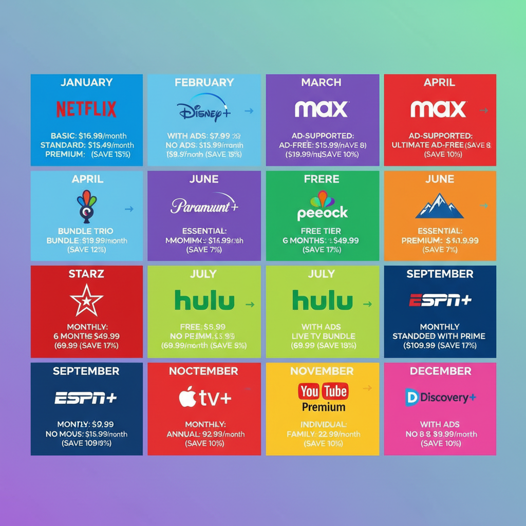 Skip the Monthly Trap: Build Your Perfect Streaming Calendar to Save 0+ Per Year