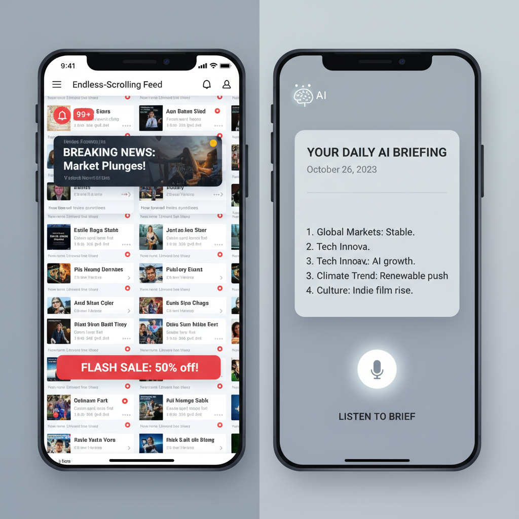 From Doomscrolling to Smart Briefing: Best Mobile Apps for Fast, Low-Stress News in 5 Minutes a Day